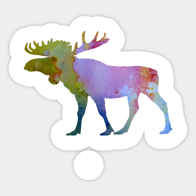 Moose Sticker by BittenByErmines